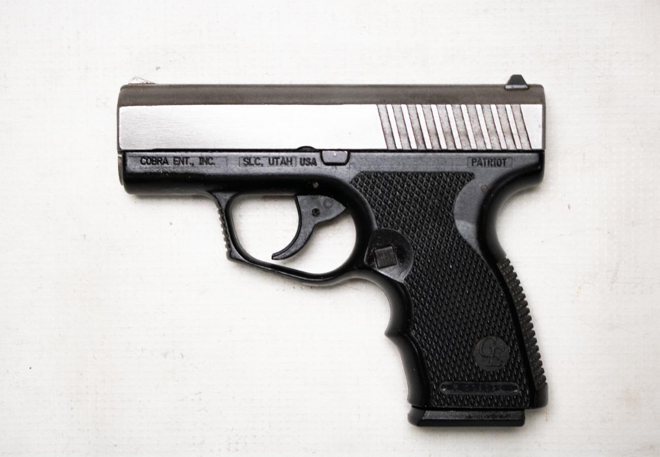 COBRA ENTERPRISE INC Patriot 45ACP Police Trade-In Semi-Auto Pistol with Finger Groove Grip